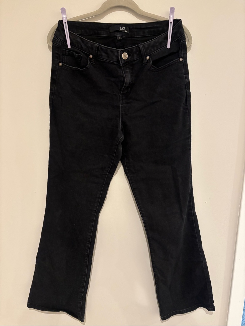 Black Women's Bootcut Jeans - 1822 Denim